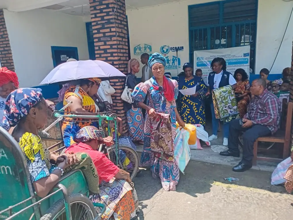 Distribution des pagnes